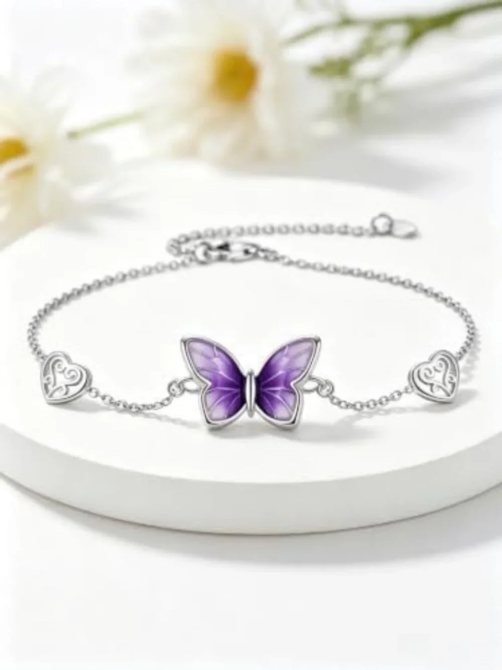 Charming 18K White Gold Animal Bracelet for Women | Cute Animal Jewelry Gift